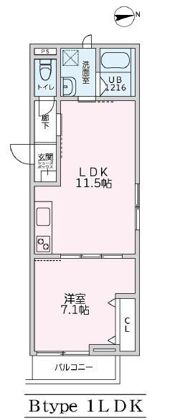 欅RESIDENCEの間取り画像