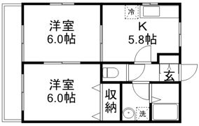 メゾンときわの間取り画像