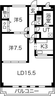 ルミナス山手の間取り画像