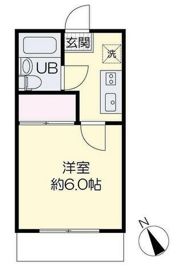 ビッグバーンズマンション横井B棟の間取り画像