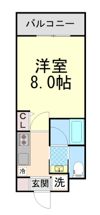 アークテラス魚崎の間取り画像