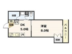 メゾン向陽の間取り画像
