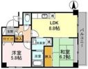 マンション奥野の間取り画像