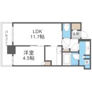 ブランズタワー梅田Northの間取り画像