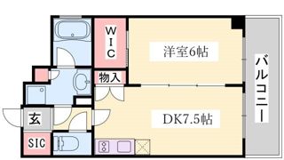 エステムコート神戸元町Ⅱリザーヴの間取り画像