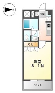 アートメゾン倉敷の間取り画像