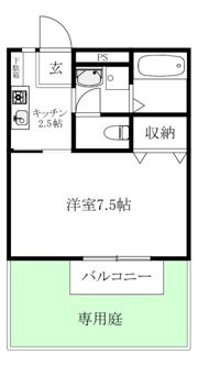 ディアハイム中村の間取り画像
