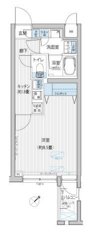 グランジュテ巣鴨の間取り画像