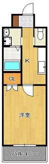 ラフィーネ到津学園通りの間取り画像