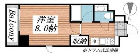 メゾン・ド・ヴィレ市ヶ谷の間取り画像