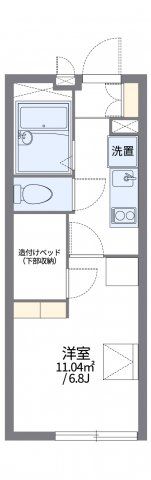 レオパレスENCOUNTERの間取り画像