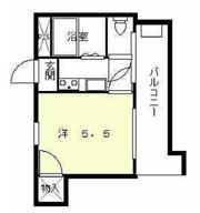 六甲アサヒの間取り画像