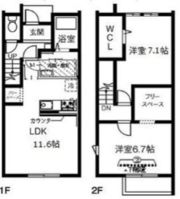 パステルテラスLの間取り画像