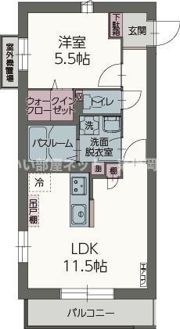 クリスタル・ヴィラの間取り画像