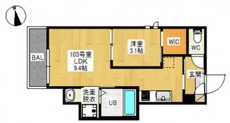 GRANDTIC 煌（コウ）の間取り画像