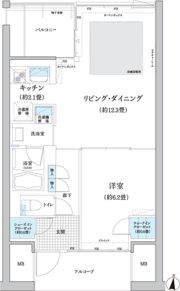 ガーデニエール砧 WESTの間取り画像