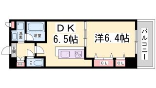 プレジール三ノ宮Ⅱの間取り画像