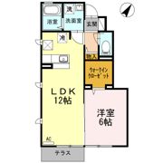 ソレアード B棟の間取り画像