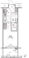 SKナインティ門前仲町の間取り画像