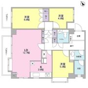 京西上目黒ガーデンの間取り画像