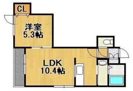 CANAAN黄金南Ⅱの間取り画像