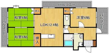 シャトレ諏訪町の間取り画像