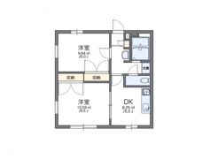 レオパレスOZ－2の間取り画像