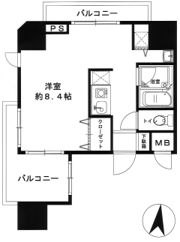 コリーヌ代官山の間取り画像