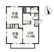 ティエラAの間取り画像