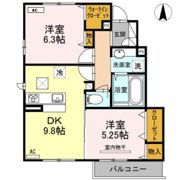 サンクレールの間取り画像