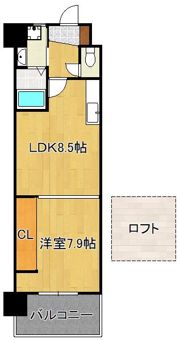 コンプレート古船場の間取り画像