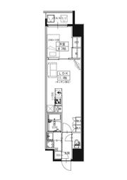 S-RESIDENCE大阪上本町の間取り画像