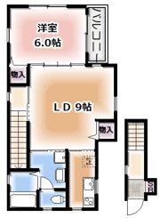 ハイツクレストの間取り画像