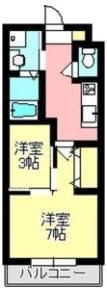 マンション中居Ⅱの間取り画像