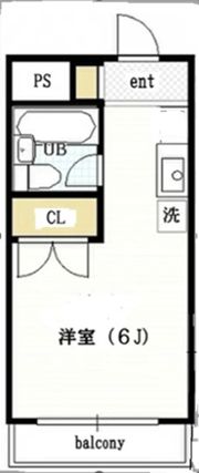 スカイコート八王子第二の間取り画像
