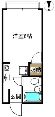 フラワーハイツの間取り画像