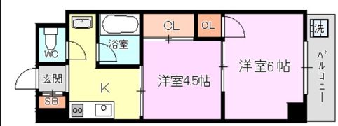 DO九条1の間取り画像