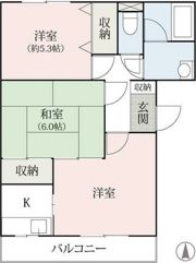 プラムマンションの間取り画像