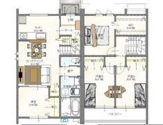 Garden Afit Aの間取り画像