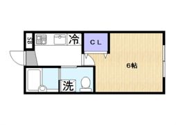 ブレイブ山手A棟 204の間取り画像