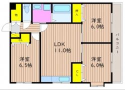 ピレニーズ奥田の間取り画像