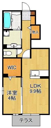 オリザ弥生の間取り画像