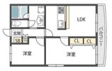 アパルトマン北千里の間取り画像