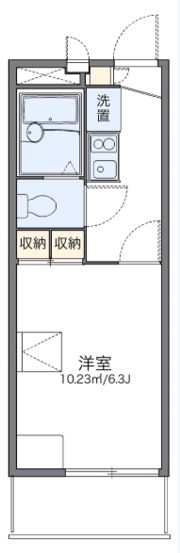 レオパレスドミールの間取り画像
