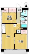 馬事公苑ヒミコマンションの間取り画像
