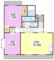 グランヴェール伏見IIの間取り画像