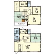 光の森3丁目一戸建の間取り画像