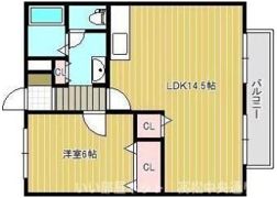 グリーンヒルズ香川D棟の間取り画像
