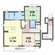 シャーメゾン沙羅ノ木 Ⅱ棟の間取り画像