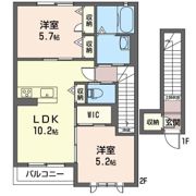 コンティニュー Aの間取り画像